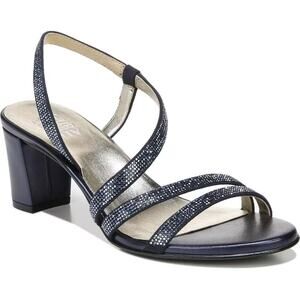 Naturalizer Women's Vanessa Evening Strappy‎ Sandals Shoes 7.5W French Navy NIB
